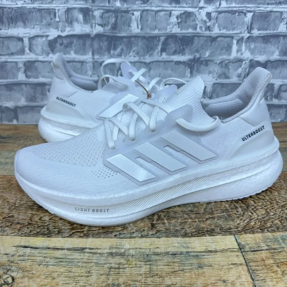 Adidas Ultraboost 5 Running Shoes Triple White ID8813 Mens Size 11.5 New
